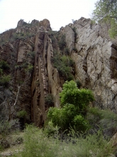 Outcrop of Dripping Spring, Gila County
